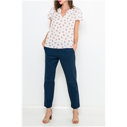 Blusa Blanco y rojo