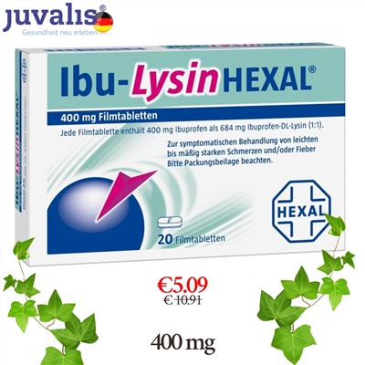 Ibu-LysinHEXAL - 20 St.