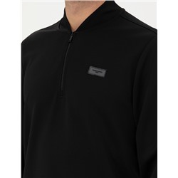 Siyah Regular Fit Sweatshirt