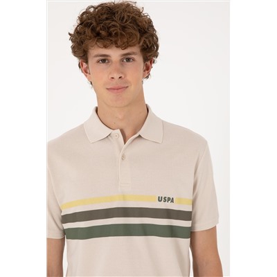 Erkek Regular Fit Polo Yaka Taş Tişört