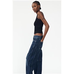 RELAXED BALLOON MID-WAIST TRF JEANS