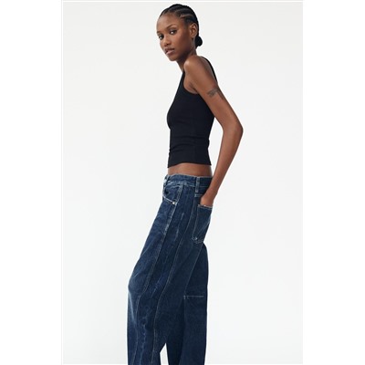 RELAXED BALLOON MID-WAIST TRF JEANS
