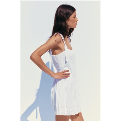 POPLIN SHORT DRESS