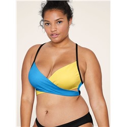 PINK GYM TO SWIM BODYWRAP TOP
