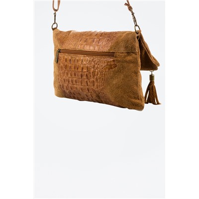 Bandolera de nobuk Mantova Camel