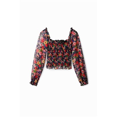 Camiseta tul floral