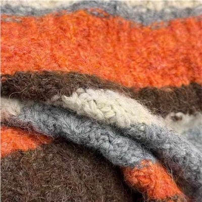 Женский шерстяной свитер в полоску   MI*U MI*U