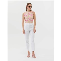 Kahverengi Kolsuz Comfort Fit Bluz
