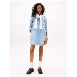 Tommy Jeans Long-Sleeve Denim Shirtdress