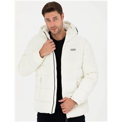 Ekru Slim Fit Mont