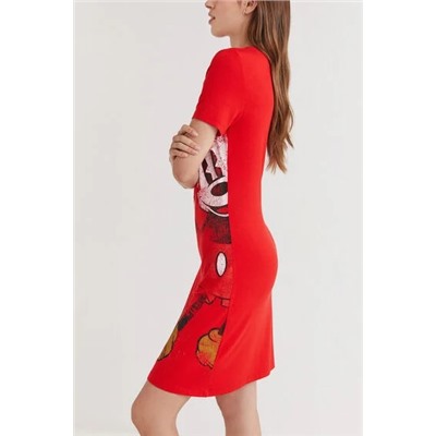 Vestido camisetero Mickey Mouse
