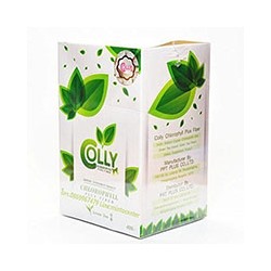 Напиток с хлорофиллом и клетчаткой Chlorophyll Powder Plus Fiber со вкусом зеленого чая от Colly 15 пакетиков / Colly Chlorophyll Powder Plus Fiber Green Tea Flavor 15 sachets