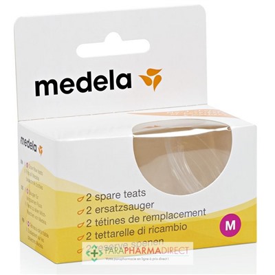 Medela Tétines Taille M Débit Moyen x2