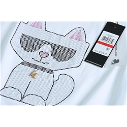 Хлопковая футболка  KARL LAGERFEL*D ОРИГИНАЛ!