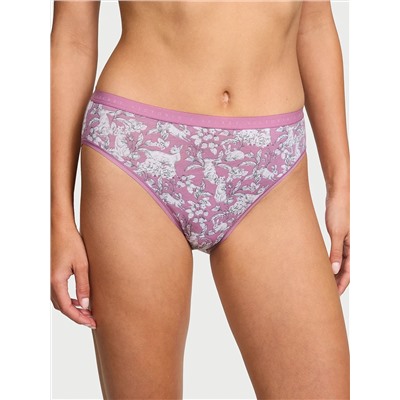 Stretch Cotton High-Leg Brief Panty