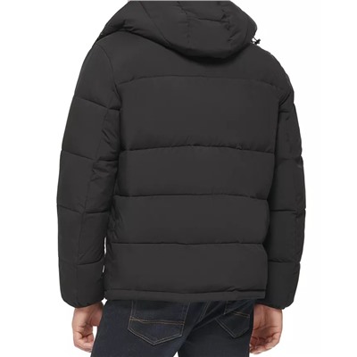 CLUB ROOM Men's Stretch Hooded Puffer Jacket, Created for Macy's