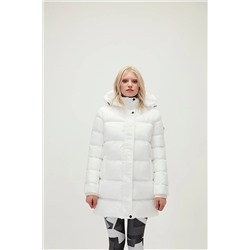 Bad Bear Nikita Puffer Off-white Beyaz Kapüşonlu Kadın Mont 21.04.15.001-Beyaz