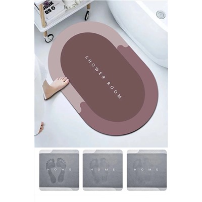 Karadağ Sihirli Su Emici Banyo Paspası Kaymaz Tabanlı Abdest Paspası 40x60 3,5 Mm BNYPSPS
