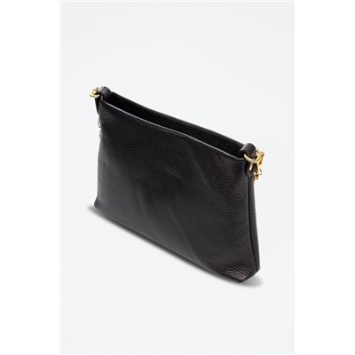 Bandolera de piel Angri Negro - Firenze Artegiani