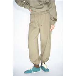 STRAIGHT PLUSH TROUSERS