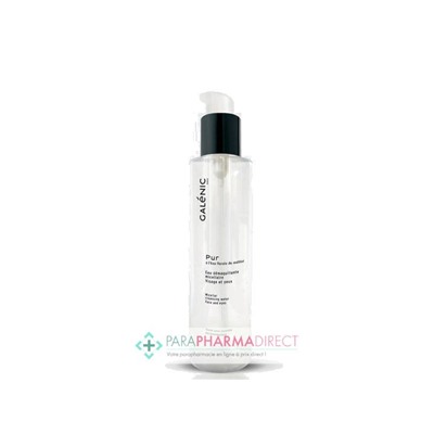 Galénic Pur Eau Démaquillante Micellaire Visage & Yeux 200ml