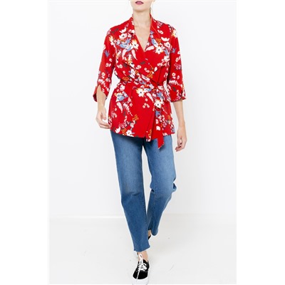 Chaqueta Rojo oscuro