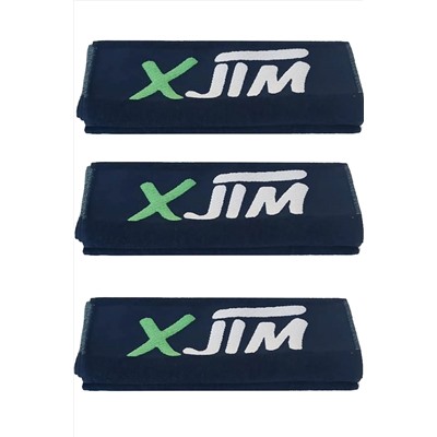 XJIM Siyah Spor Havlusu %100 Pamuk -3'lü Paket 30x100 6134159