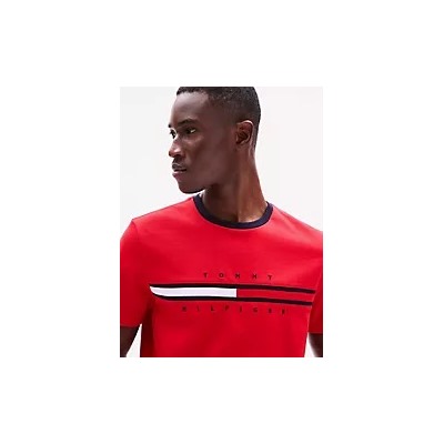 Embroidered Flag Logo T-Shirt