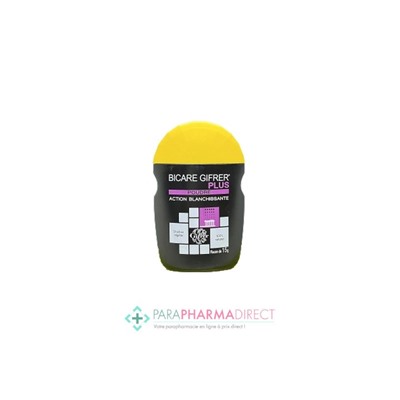 Gifrer Bicare Plus Poudre Action Blanchissante Charbon Végétal 15g