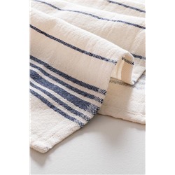 Linda Kurulama Bezi - Ekru/Lacivert - 40x60 cm