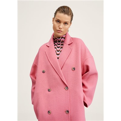 Abrigo lana handmade -  Mujer | MANGO OUTLET Melilla
