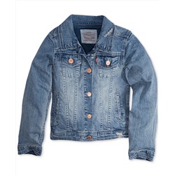 Levi's Distressed Denim Jacket, Big Girls (7-16)