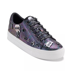 KARL LAGERFELD PARIS Cate Pins Lace Up Sneakers