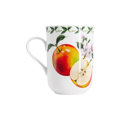 Кружка, 300 мл, фарфор F, белая, Яблоко, Orchard Fruits, 53975