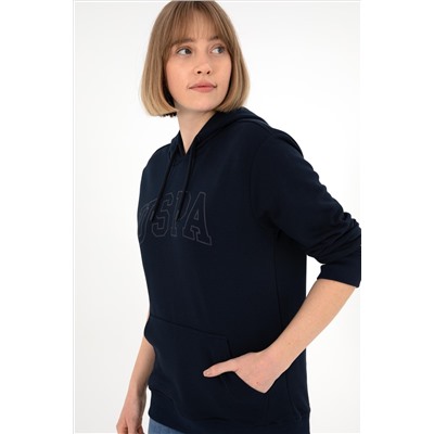 Erkek Lacivert Basic Sweatshirt