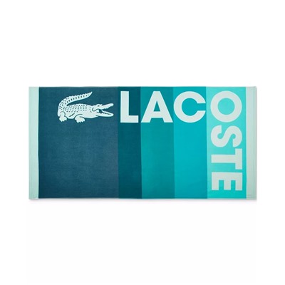 Ombre Blocks Logo Cotton Beach Towel