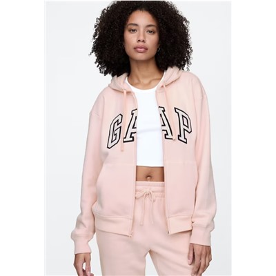 Relaxed Gap Logo Zip Hoodie
