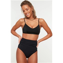 Trendyolmilla Siyah Toparlayıcı Yüksek Bel Hipster Core Bikini Altı TBESS20BA0018