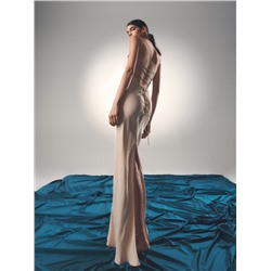 Maxikleid in Lingerie-Optik