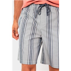 Short Blanco y gris oscuro