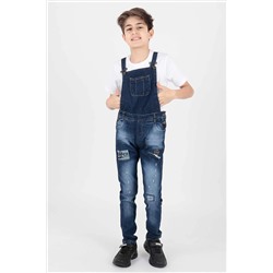 AHENGİM Kids Ak100001 Erkek Snıper Baskılı Bahçıvan Tulum 1-2-10000940