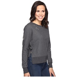 Long Sleeve French Terry Knit Sweatshirt