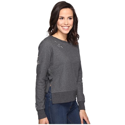 Long Sleeve French Terry Knit Sweatshirt
