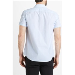 Camisa slim fit - Celeste