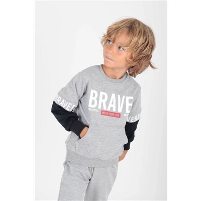 AHENGİM Kids Erkek Çocuk Eşofman Takımı Erkek Çocuk Takım Ak2231 1-2-10001003