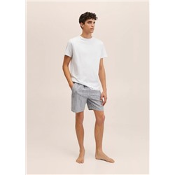 Pijama corto rayas -  Niño | MANGO OUTLET España