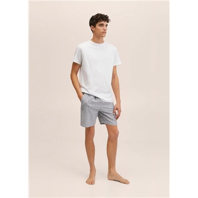 Pijama corto rayas -  Niño | MANGO OUTLET España