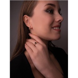 Серьги из золочёного серебра с нат.опалом 925 пробы С-3760зс11716
