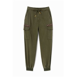 Pantalón jogger cargo 100% Lyocell