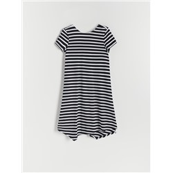 Asymmetric midi dress